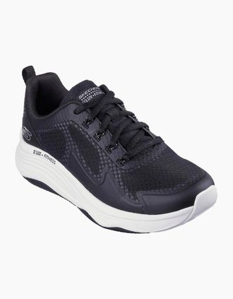 Skechers Womens Everyday Running Shoes - Black/Multi - Size: 3.5