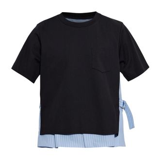 sacai Camiseta Popel&iacute;n x Algod&oacute;n Jersey - Tops - Hombre - Azul - M