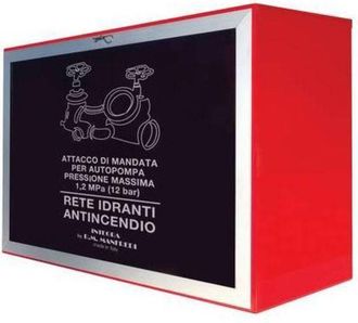 OEM Caja Exterior Para Grupo De Bomba De Incendio Con Placa. Medida: Mm 600x500x300. 3-4