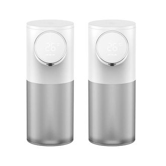 OEM 2 Dispensadores Autom&aacute;ticos De Jab&oacute;n En Espuma De 320 Ml, Dispensador De Jab&oacute;n L&iacute;quido Con Pantalla Digital, Dispensador De Jab&oacute;n De Espuma Para Manos