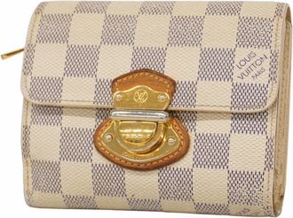 Louis Vuitton White Wallet (Tri-Fold) (Pre-Owned)