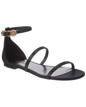 Versace Safety Pin Satin Sandal