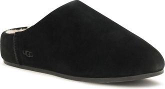 UGG Womens Elea Slip-On Mules Black Upper: Mutton; Sole: Rubber Sandal