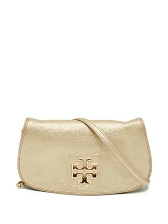 Tory Burch logo leather cross body bag - Gold