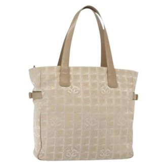 Chanel Pre-owned Nylon borse-chanel - - Pre-owned - Donna - Beige - ONE SIZE