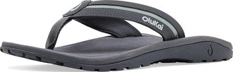 Olukai Ohana Palua Mens Sandals Tradewind Grey/Seagreen : 17 D - Medium, Synthetic