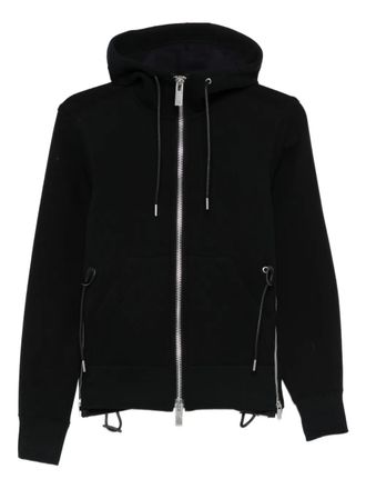 sacai Sponge Sweat hoodie - women - Cotton/Polyester/Nylon - 3 - Black