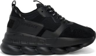 Versace Slippers - Heren - Sneakers - Zwart - 44 EU - Schoenen