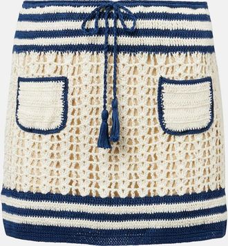 Anna Kosturova Minigonna Gabrielle in crochet