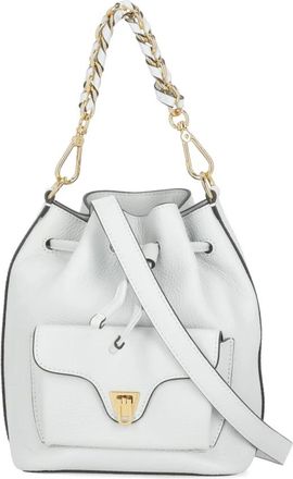 Coccinelle Tassen, Dames, Blauw, ONE Size, Lichtblauwe Leren Schoudertas