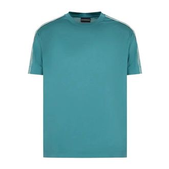 Emporio Armani 3D1Td 31Juvz 0779 Korte Mouw T-Shirts - Heren - T-shirts - Groen - M - Tops