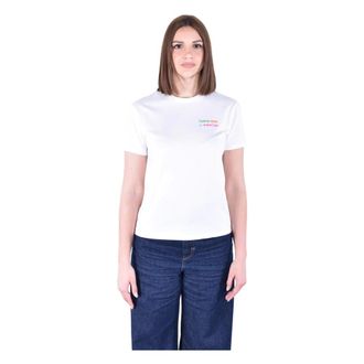 MC2 Saint Barth Crew Neck T-Shirt - female - MC2 Saint Barth - T-Shirts - White - XS - Tops