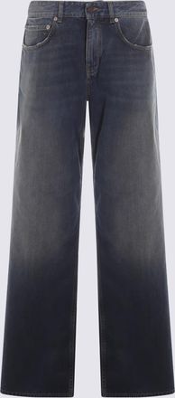 Balenciaga Dark Blue Cotton Denim Jeans