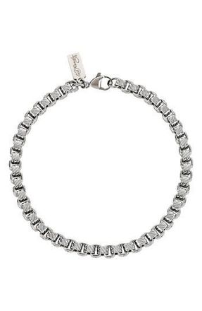 Ed Hardy Mens Box Chain Bracelet in Silver at Nordstrom Rack
