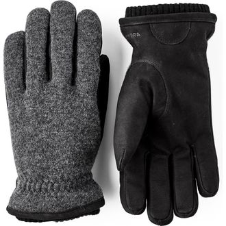 Hestra Noah Insulated Gloves in Charcoal/Black at Nordstrom, Size 9