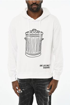 Dsquared2 Cotton Hoodie with Print size M