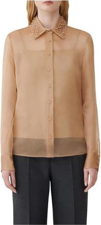 Fabiana Filippi Mujer, Blusas y Camisas, Marrón, Talla: S