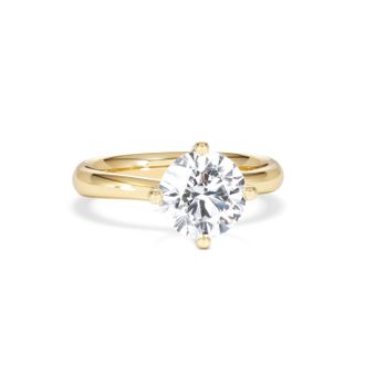 The Diamond Store 2 Carat Diamond Engagement Ring Lily Lab F/VS1 18K Gold IGI Certified