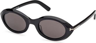 Tom Ford Authentieke Carmen Bril- Premium Kwaliteit - Dames - Zonnebrillen - Zwart - 51 MM - Accessoires