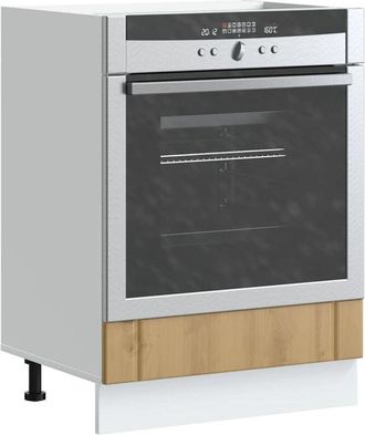 vidaXL Armadio Forno Lucca Rovere Artigianale in Legno Multistrato - Vidaxl