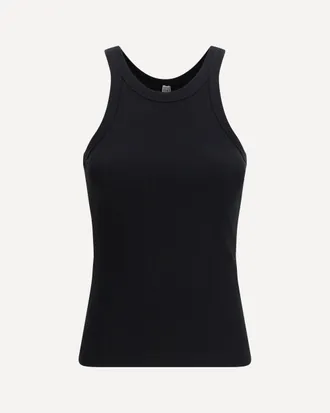 Toteme Ribbed cotton Tank Top Female M
