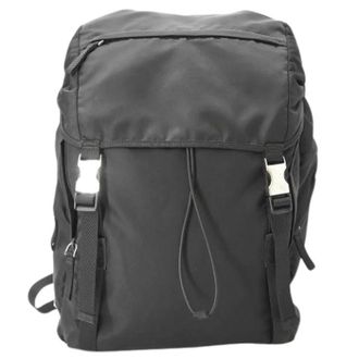 Prada Pre-owned Nylon Backpack - unisex - Prada Vintage - Vintage Backpacks - Black - ONE SIZE - Pre-owned