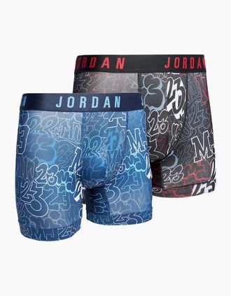 Nike Mens Nike Mens Boxer Brief Jordan Soft Underwear - Blue - Size: 35/34/32