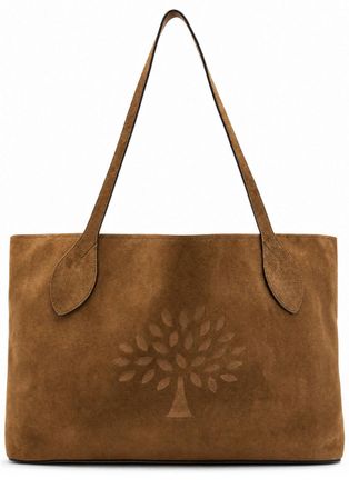 Mulberry Oversized Suede Tote bag - Sand - One Size