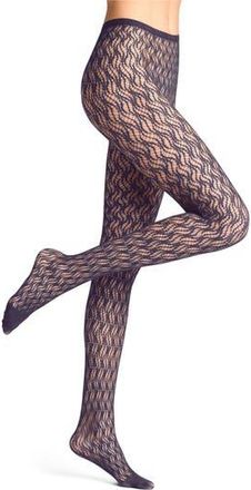 Falke Fluid Fusion Net Tights in Wineberry at Nordstrom Rack, Size Medium