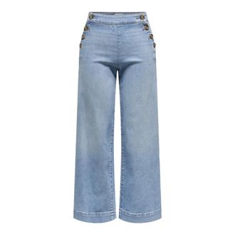 Only Only - Wide Fit Jeans - Dames - Jeans - Blauw - Maat: W29 L32 Denim