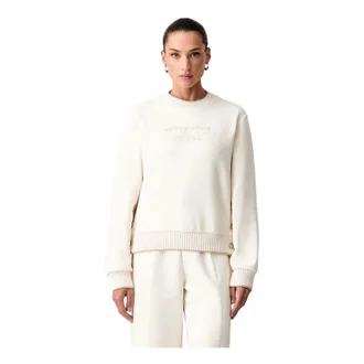 Guess Dames, Sweatshirts & Hoodies, Beige, Maat: XS
