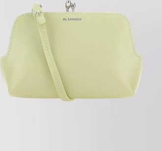 Jil Sander goji micro leather crossbody bag