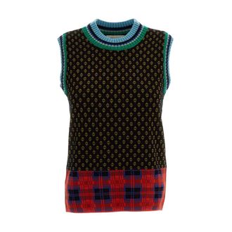 Dries Van Noten Maglia Girocollo - - Knitwear - Donna - Multicolore - M