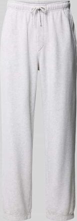 American Vintage American Vintage Sweatpants mit Eingrifftaschen Modell ATUBAY in Hellgrau Melange, Gr&ouml;&szlig;e S