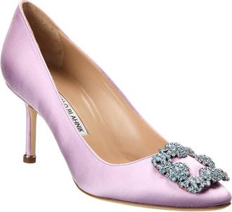 Manolo Blahnik Hangisi 70 Satin Pump