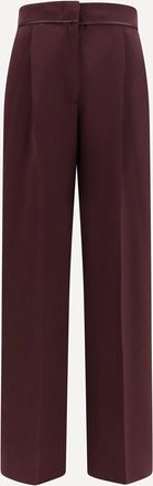 Forte_Forte FORTE_FORTE High waisted grain de poudre Pants Female II