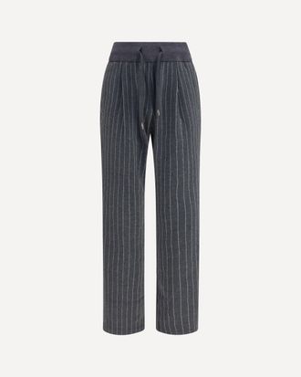 Herno Pinstripe drawstring Pants Male XS