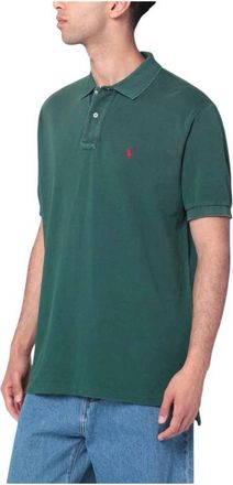 Polo Ralph Lauren Mesh Polo Shirt - Heren - Polos - Groen - XL - Katoen - Tops