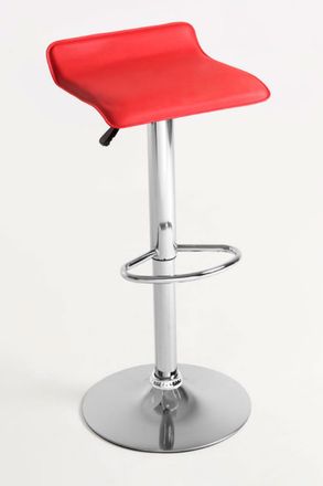 Regalos Miguel Pack 2 Taburetes color rojo en polipiel