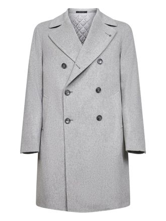 Tagliatore double-breasted coat - Grey