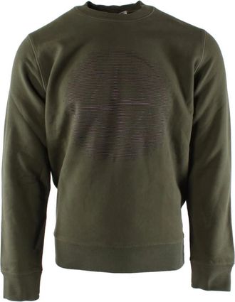 Stone Island Sweater - Heren - Sweatshirts - Groen - M - Katoen - Hoodies & sweatvesten