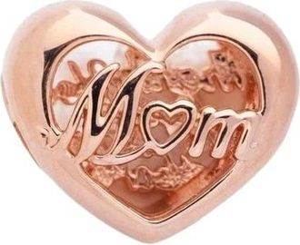 Pandora Thank You Mom Heart Charm - female - Pandora - Jewellery - Pink - ONE SIZE - Accessories