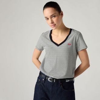 Levi's The Perfect V Neck - Womens - 2XS - Black