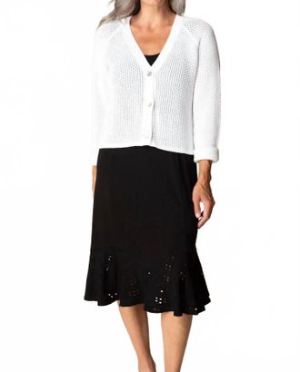 Habitat Coast Crochet Cardigan In White