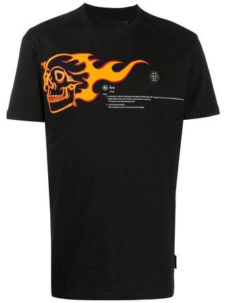 Philipp Plein branded T-shirt - Black