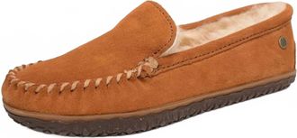 Minnetonka Womens Terese Slipper In Cognac