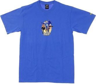 HUF Chun-Li Street Fighter II Tee - Heren - T-shirts - Blauw - M - Tops