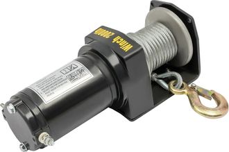 OEM Cabrestante El&eacute;ctrico, Control Remoto, Alta Capacidad De Carga, Negro