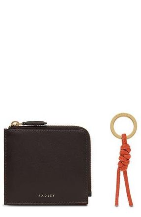 Radley London Medium Chilworth Street Card Case & Key Ring Set in Flame at Nordstrom Rack