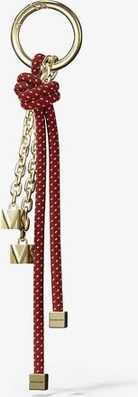 Michael Kors Gold-Tone and Speckled Cord Bag Charm